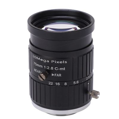 Sonew 10MP HD Network Camera Lens 75mm Focus Length Manual Aperture Industrial Lens C Mount