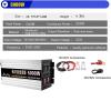 LJZLJZ Car Pure Sine Wave Inverter, Household Solar Inverter, 12V/24V/48V/60V to 220V, 5000W/6000W/7000W, Dual Voltage Display, with 2 Battery Clip,5000W-24V view 3