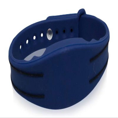 10 26 Bit H10301 125 KHz Proximity Wristbands Blue Adjustable AuthorizID Wiegand Waterproof Compatible w/ 1386 1326 7610 1586 1391 1346. Works with Most Access Control Systems. Free tech Support