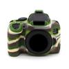 Camera Case Bag Camouflage Green Soft Silicone Rubber Armor Skin Body Cover Protector for Canon EOS 850D digital camera view 1