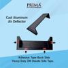 Prima Decorative Hardware Floor Vent Air Deflector/Diverter 4"x10"  Dome Design, Heavy Duty, Cast Aluminum Air Vent Deflectors - Rust Free, Powder Coated Finish Floor Vent Deflectors - Black view 2