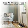 Prima Decorative Hardware Floor Vent Air Deflector/Diverter 4"x10"  Dome Design, Heavy Duty, Cast Aluminum Air Vent Deflectors - Rust Free, Powder Coated Finish Floor Vent Deflectors - Black view 3