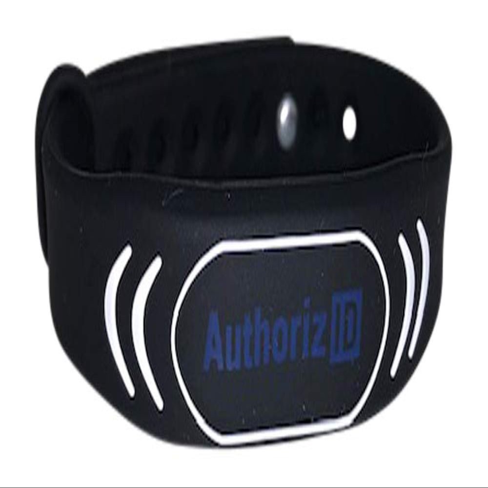 100 AuthorizID Black Adjustable 26 Bit Proximity Wristbands Weigand Prox Wrist Band Compatable with ISOProx 1386 1326 H10301 Format Readers. Works w/The Most Access Control Systems