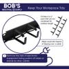 BISupply Cable Management Under Desk Wire Tray - 2pk Cord Organizer Desk Cable Management Cord Holder for Appliances view 3