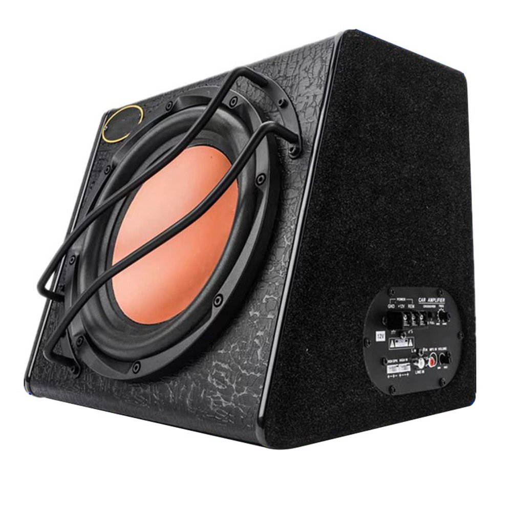 10-Inch Dual-Speaker Subwoofer, 12V High-Power Modified Car Subwoofer, Super Bass Trunk Dedicated Audio, Strong Versatility and Suitable for 99% of Models.