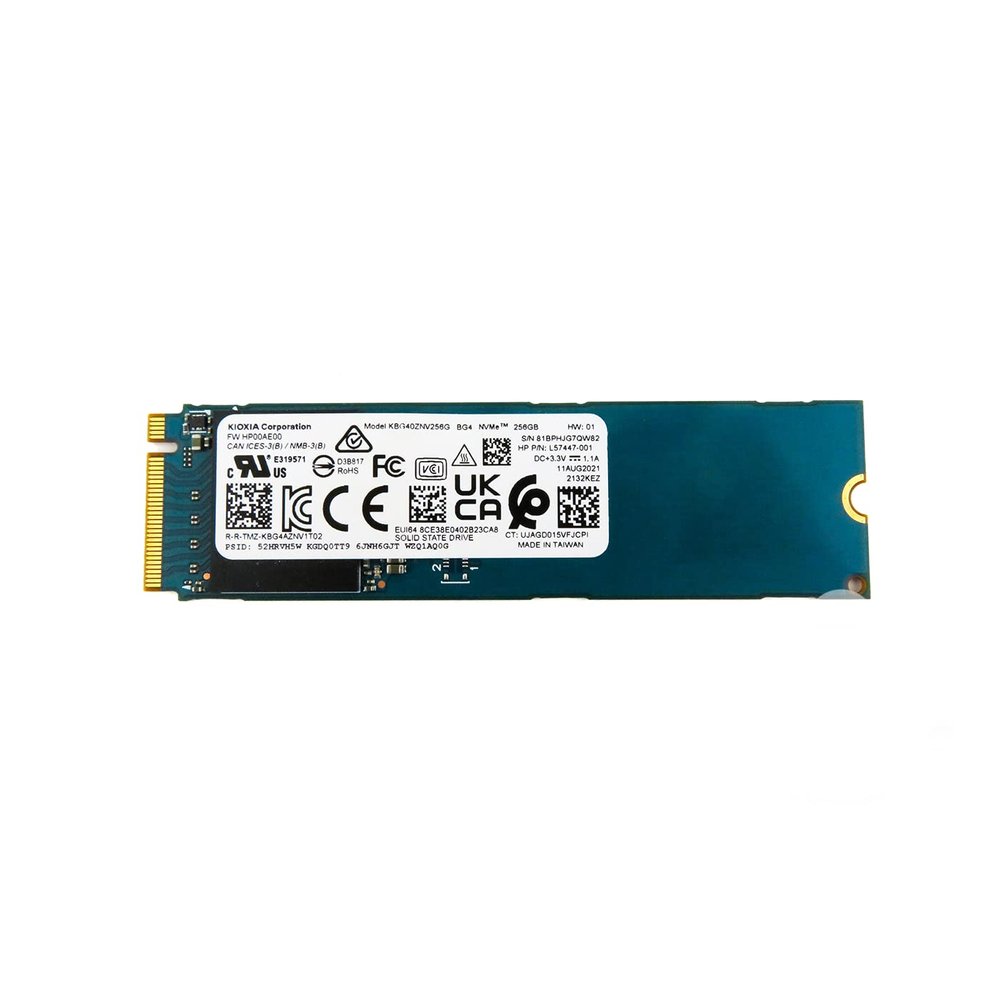 Oydisen Kioxia 256GB PCIe NVMe M.2 2280 SSD Internal Solid State Drive KBG40ZNV256G OEM Package