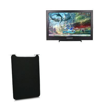 BoxWave Case Compatible with WIMAXIT M1160 - SlipSuit, Soft Slim Neoprene Pouch Protective Case Cover - Jet Black