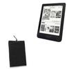 BoxWave Case Compatible with Tolino Shine 3 - Velvet Pouch, Soft Velour Fabric Bag Sleeve with Drawstring - Jet Black view 1
