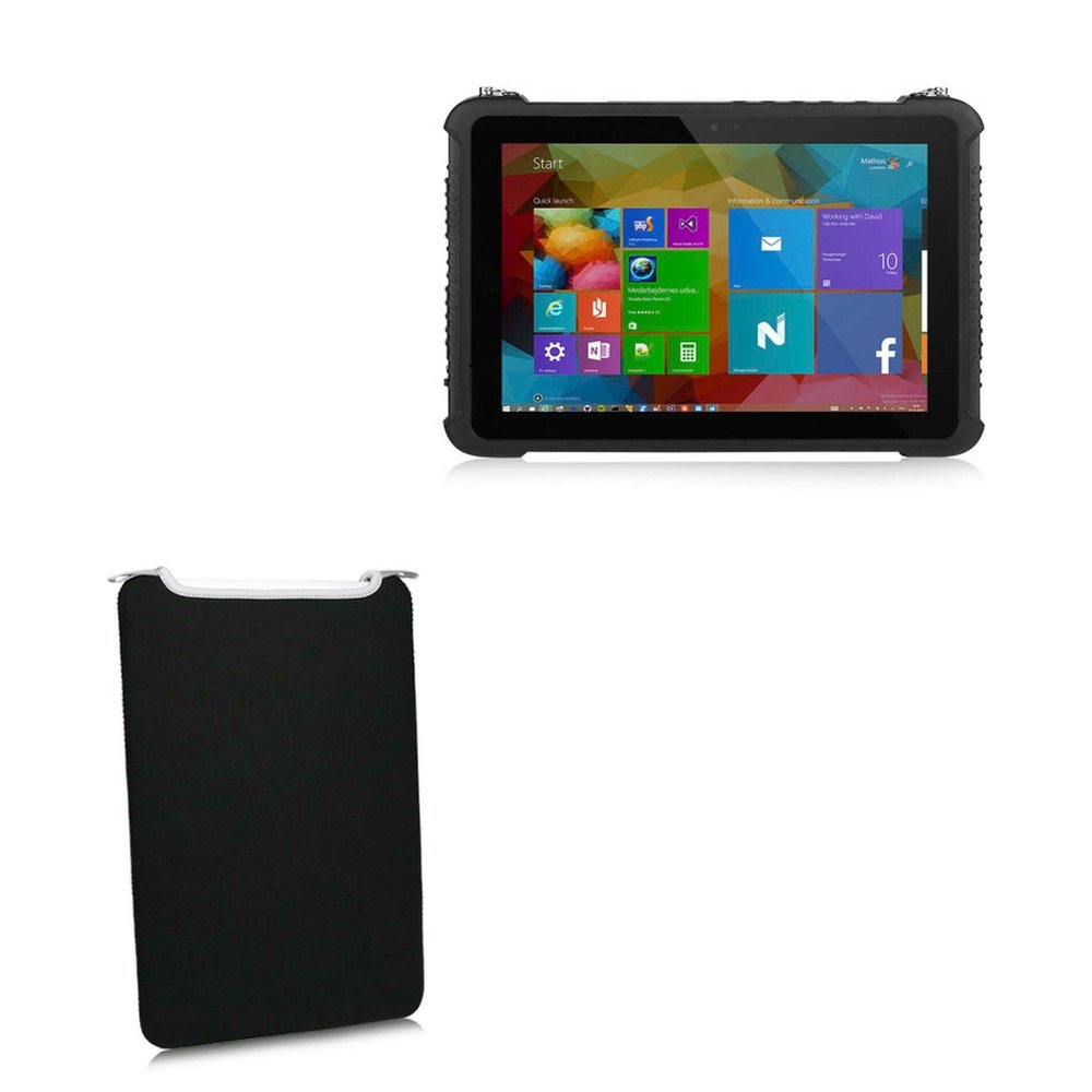 BoxWave Case Compatible with SWELL I10H - SlipSuit, Soft Slim Neoprene Pouch Protective Case Cover - Jet Black