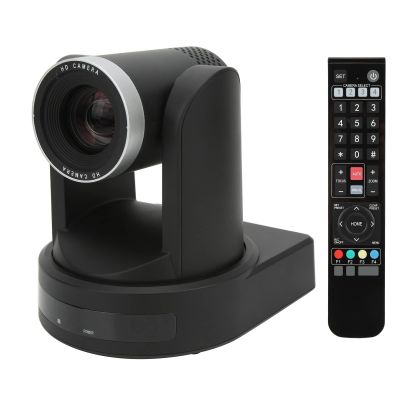 20X Optical Zoom 4K Camera,60FPS PTZ Camera 1080P 60FPS Video Camera,for Live Broadcasting Online Teaching,for Conference Churches Events(Black)