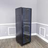 FixtureDisplays Server AV Cabinet Audio Video Equipment Rack Lock Keys Metal Black 37U w/Shelf 15594-NF view 3