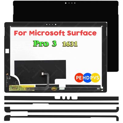 for Microsoft Surface Pro 3 1631 (2014) Screen Replacement for Surface Pro 3 LCD Display LTL120QL01-003 Digitizer TOM12H20 2160x1440 12.0 inch LED Display Touch Screen Digitizer Assembly
