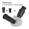 Lab Microscope Slides Metal Biological Microscope Head W/ WF10X WF16X Eyepiece Monocular Binocular Trinocular Microscope Microscope Parts (Color : Teaching B) view 2