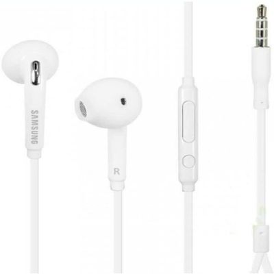 Wired 3.5mm Headphone with Microphone for Samsung Galaxy J6+ Compatible with Samsung EO-EG920LW Headset (1 Pack)