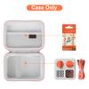 Canboc Carrying Case Compatible with Yoto Mini (2024 Edition) Kids Bluetooth Travel Audio & Music Player, Mesh Pocket fit Audiobook Cards, Kids Music Player Storage Bag, Rose Gold (Case Only) view 2