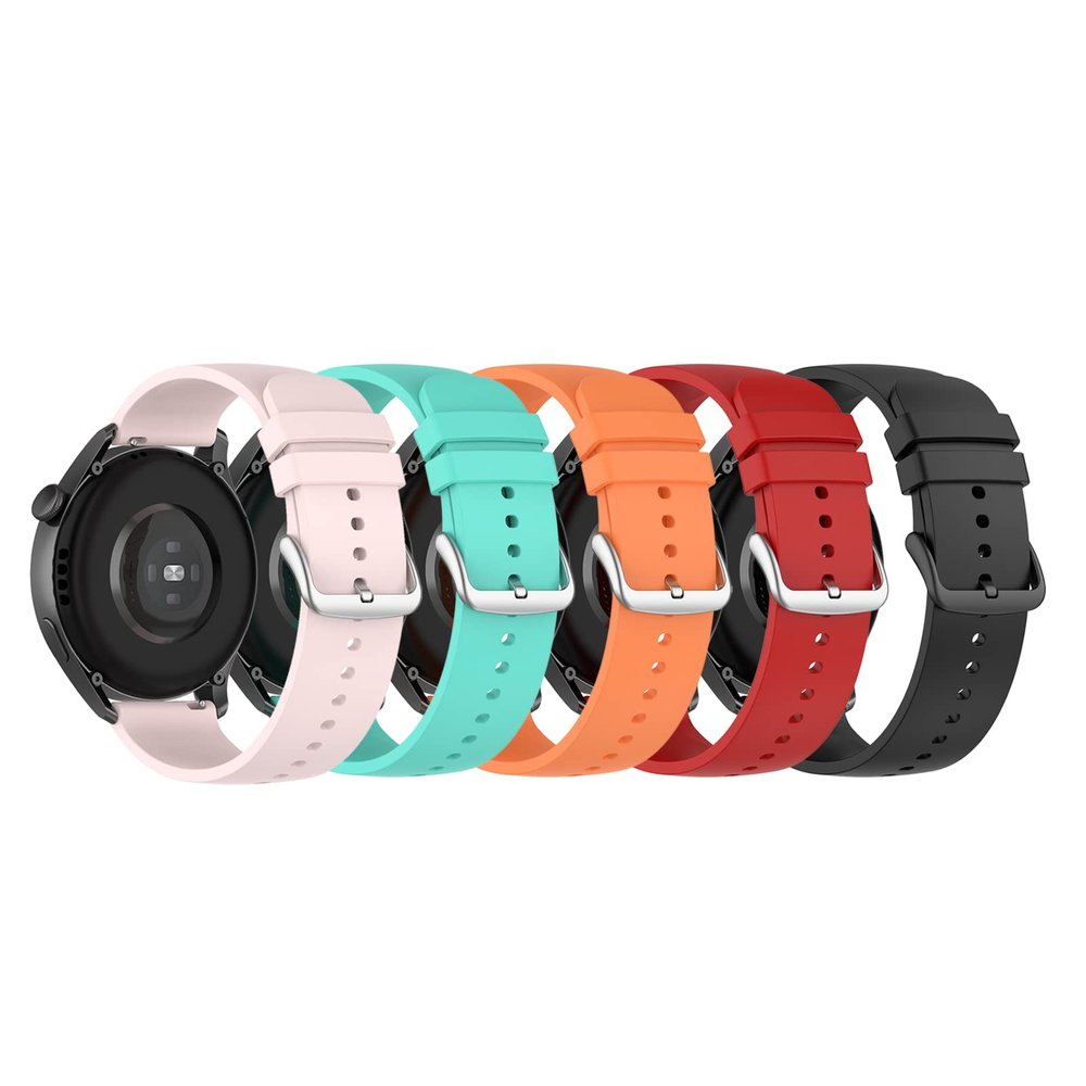 BabyValley Replacement Bands Compatible for TouchElex Harley 1.75inch Smartwatch, Bands for TouchElex TWG06 Metal Watchband Stainless Steel Loop Replacement Adjustable Bracelet Accessories (6 Pack A)