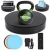 Flyrivergo Photography Turntable 13.7inch/110lb, Motorized Rotating Display Stand with Remote Control, 360 Degree Large Display Turntable for Photography, Video, Model, Cake, 3D Images view 1