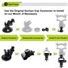 Sportway S70 Dash Cam Mount, Mirror Dash Camera Mount Holder with 6pcs Joints for Rove APEMAN CHORTAU Roav Nexar iiwey YI Z-Edge Old Shark KDLINKS Crosstour Falcon Zero... Most Car Dash Cameras view 3