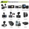 Sportway S70 Dash Cam Mount, Mirror Dash Camera Mount Holder with 6pcs Joints for Rove APEMAN CHORTAU Roav Nexar iiwey YI Z-Edge Old Shark KDLINKS Crosstour Falcon Zero... Most Car Dash Cameras view 4