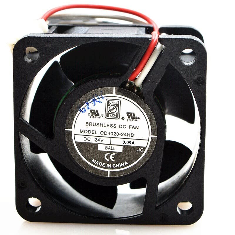 OD4020-24HB DC Fan OD4020-24HB 24V 0.09A 4CM 2-Wire Fan