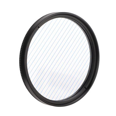 52mm/55mm/58mm Blue Streak Filter,Special Effects Lens Filter Anamorphic Optical Glass with Aluminum Alloy Frame, for, for, for, for, etc (55mm/2.2in)