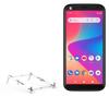 BoxWave Stand and Mount Compatible with BLU J7L - Pocket Aluminum Stand 3-in-1, Portable Multi Angle Viewing Riser - Metallic Silver view 1
