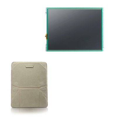 BoxWave Case Compatible with Advantech IDK-2110 - Velvet Pouch Stand, Velour Slip Sleeve Built-in Foldable Kickstand - Tan