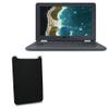 BoxWave Case Compatible with ASUS Chromebook Flip (C213) - SlipSuit, Soft Slim Neoprene Pouch Protective Case Cover - Jet Black view 1