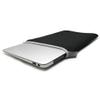 BoxWave Case Compatible with ASUS Chromebook Flip (C213) - SlipSuit, Soft Slim Neoprene Pouch Protective Case Cover - Jet Black view 3