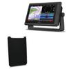 BoxWave Case Compatible with Garmin GPSMap 922 - SlipSuit, Soft Slim Neoprene Pouch Protective Case Cover - Jet Black view 1