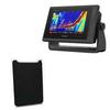 BoxWave Case Compatible with Garmin GPSMap 742xs - SlipSuit, Soft Slim Neoprene Pouch Protective Case Cover - Jet Black view 1