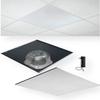 OWI Audio 2X2VG-HDTR62 Drop Ceiling Speakers on a 2X2 Tile and Backcan Assembly, 2 Speaker Package, Includes (2) 2x2 Vinyl Grill Ceiling Speaker with HD Amp and (1) 25/70/100V Transformer view 1