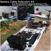 GaiRen Trolling Motor Battery Cable Extension Kit 10 Feet 8AWG Cable Extension 50Amp with Terminals for Fishing Boat Trolling Motor Solar Panel Automotive(Red & Black) view 3