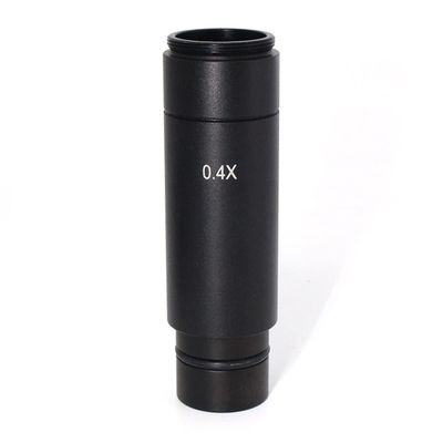 Microscope Accessories Kit 0.3X/0.4X/0.5X Adapter Lens Industrial Camera Digital Eyepiece Microscope Slides (Warna : 0.4X-C-Mount)