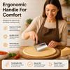 EVEDMOT Pizza Dough Docker Pastry Roller Stainless Steel,Pizza Docking Tool view 2
