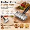 EVEDMOT Pizza Dough Docker Pastry Roller Stainless Steel,Pizza Docking Tool view 4