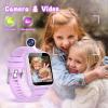 Sedzofan Smart Watch for Kids, Gift for Girls Age 6-12, 24 Puzzle Games HD Touchscreen Kids Watches with MP3 Music Video Pedometer Flashlight 12/24 hr Educational Toys for 7 8 9 10 Year Old Girl view 3