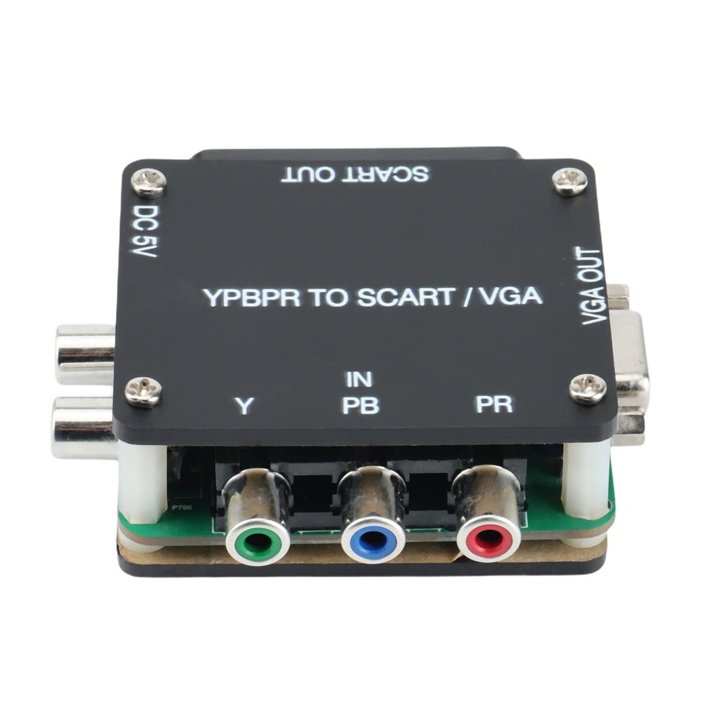 Hbaebdoo to YPBPR to SCART YPBPR to VGA Transcoder Converter Game Console, to Color Difference
