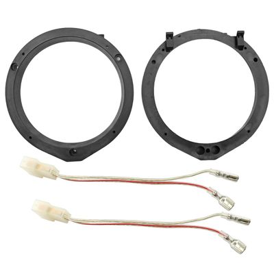 XQSMWF Speaker Adapters Bracket Harness Compatible with Honda Front Dr Aftermarket Speakers Install