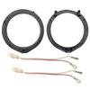 XQSMWF Speaker Adapters Bracket Harness Compatible with Honda Front Dr Aftermarket Speakers Install view 1