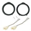 XQSMWF Speaker Adapters Bracket Harness Compatible with Honda Front Dr Aftermarket Speakers Install view 2