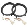 XQSMWF Speaker Adapters Bracket Harness Compatible with Honda Front Dr Aftermarket Speakers Install view 3