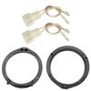 XQSMWF Speaker Adapters Bracket Harness Compatible with Honda Front Dr Aftermarket Speakers Install view 4