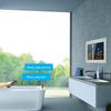 elecsung 22inch Mirror Smart TV for Bathroom 1080P WebOS (ATSC Tuner) with Antique Deco Frames,2025 Model(22", TV with Ivory Frame) view 3