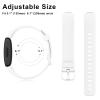 3 Pack Silicone Bands Compatible with Fitbit Inspire 2 Bands for Women Men, Adjustable Replacement Sport Wristbands Straps for Fitbit Inspire 2 / Ace 3 (Black/Gray/White) view 2