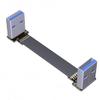 QJJ USB 3.0 Type-A Male to Type-A Male Flat Cable (30cm, S3A-S3B) view 1