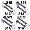 QJJ USB 3.0 Type-A Male to Type-A Male Flat Cable (30cm, S3A-S3B) view 2