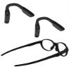 SAUCER Replacement Nose Pieces Pads for Oakley Coinflip OO4144 | OO4144F Sunglass - Asian Fit Black + Standard Black view 1