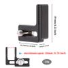 DirectNine Basics foto4easy Camera Cage Cable Clamp, HDMI Cable Compatible, Black, 1/4'-20 Screw Mount, Universal Camera Cage Compatible view 2