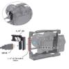 DirectNine Basics foto4easy Camera Cage Cable Clamp, HDMI Cable Compatible, Black, 1/4'-20 Screw Mount, Universal Camera Cage Compatible view 3